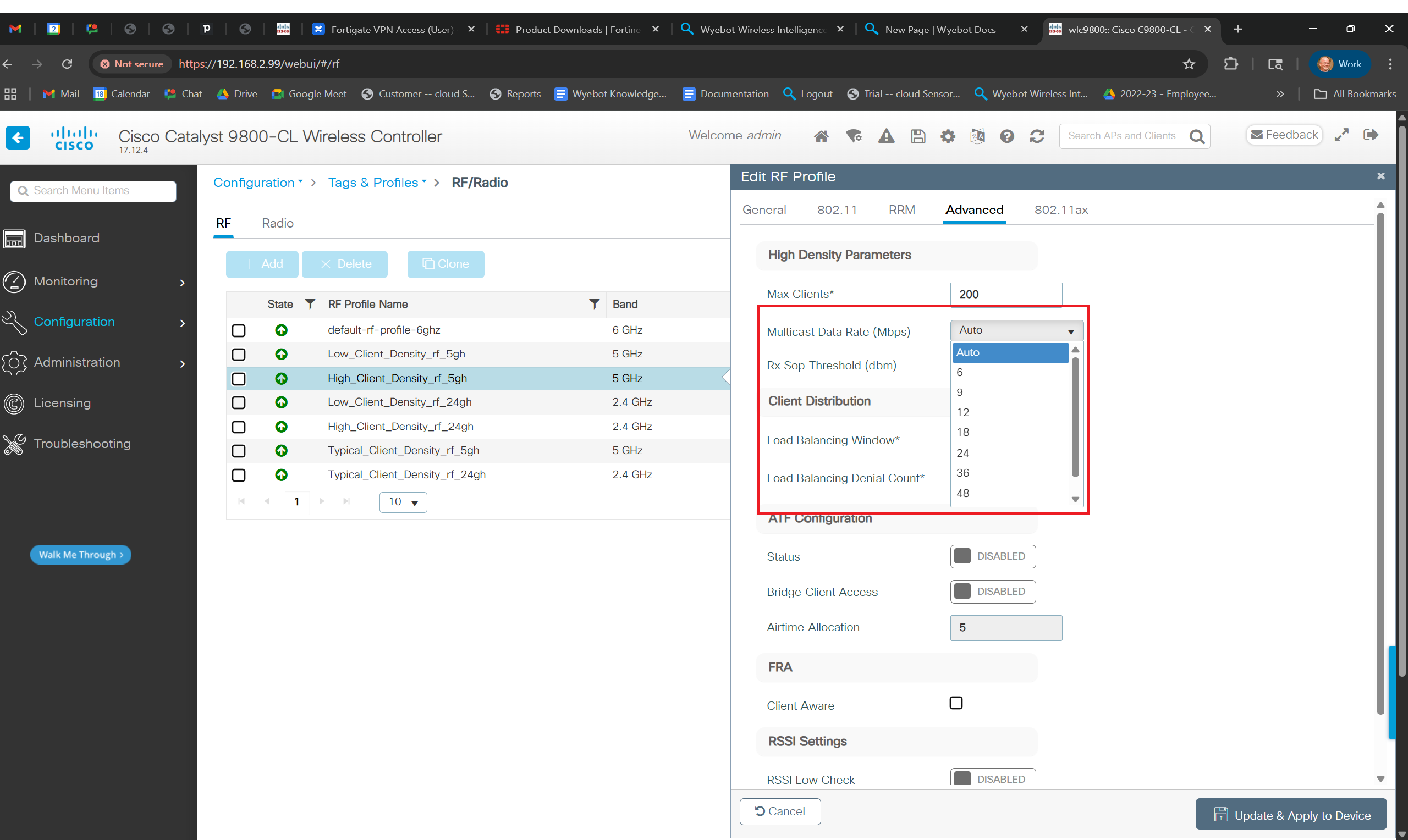 Adjusting Multicast Rates on the Cisco 9800 Wireless Controller ...