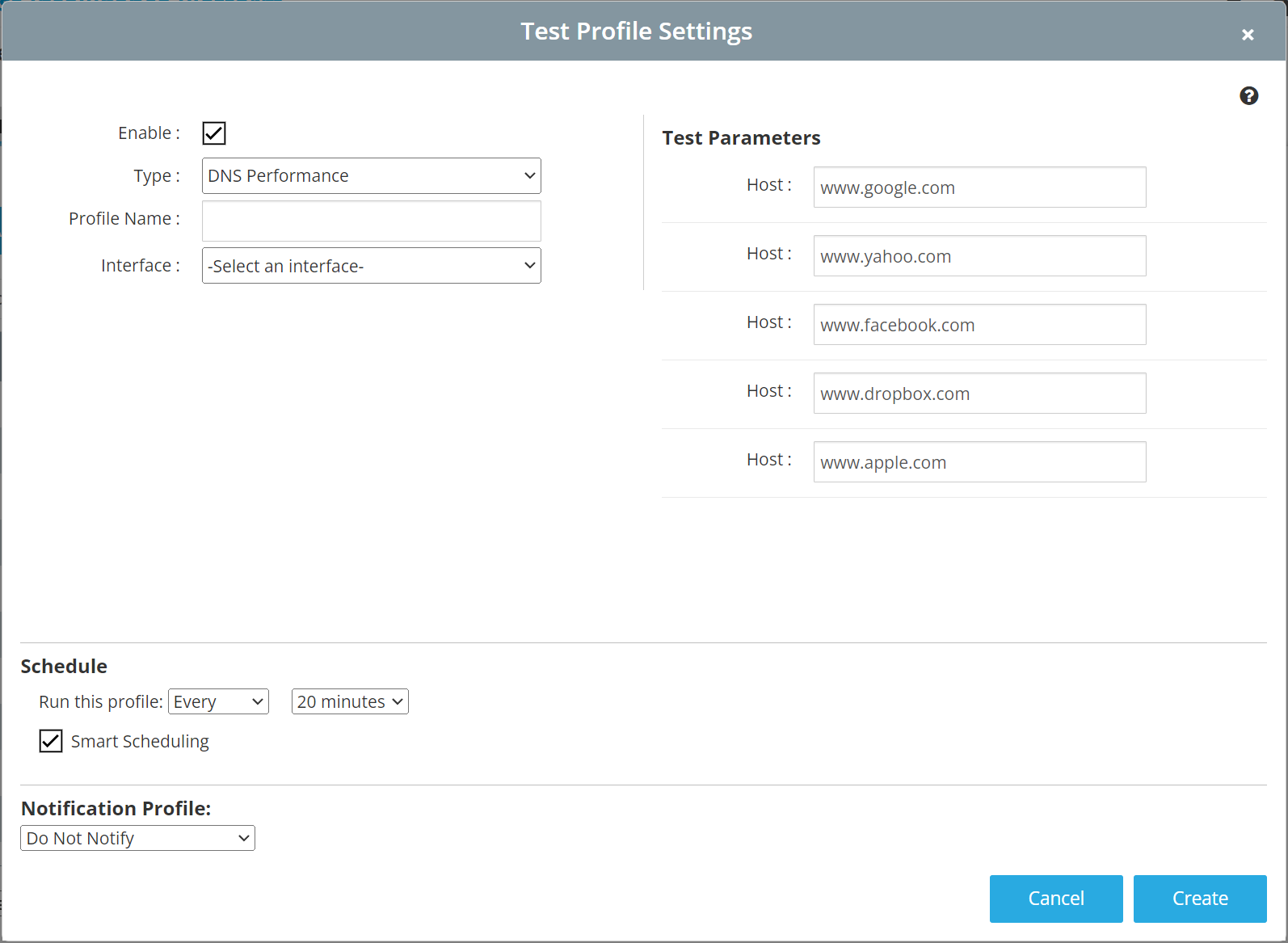 DNS Performance Test Setup
